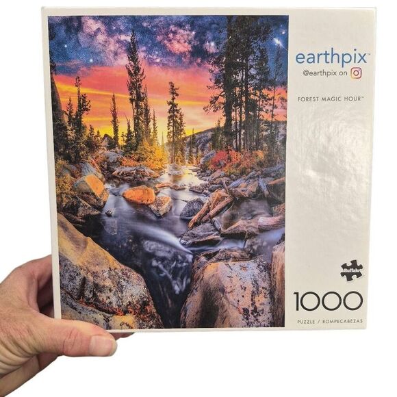 Buffalo Games Earthpix Forest Magic Hour 1000 pc Jigsaw Puzzle - Picture 2 of 10